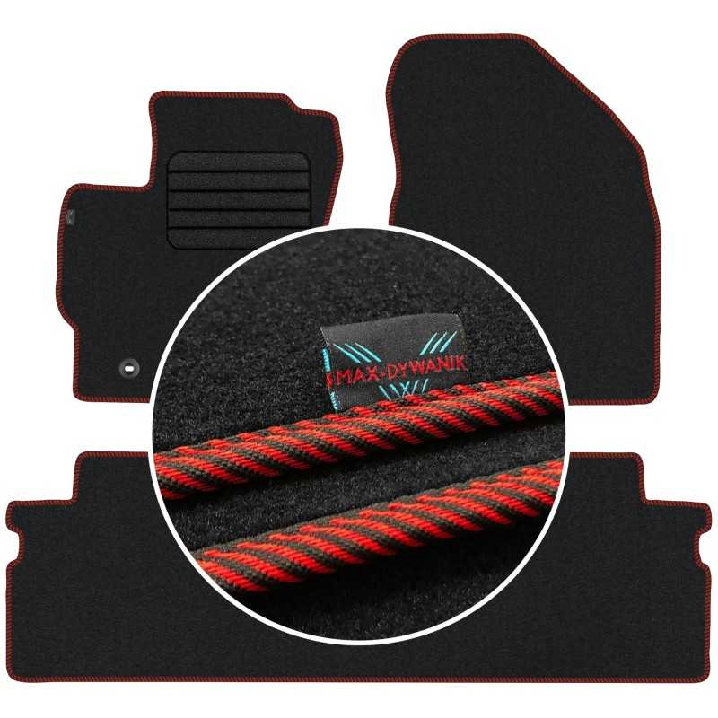 Toyota Verso 5os 2009-2018 Veliūriniai kilimėliai MAX-DYWANIK