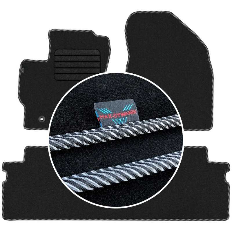 Toyota Verso 5os 2009-2018 Veliūriniai kilimėliai MAX-DYWANIK