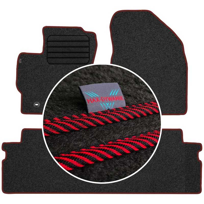 Toyota Verso 5os 2009-2018 Veliūriniai kilimėliai MAX-DYWANIK