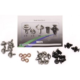 Toyota Yaris II 2005-2011 Variklio dangtelio laikikliai ROMIX 90221