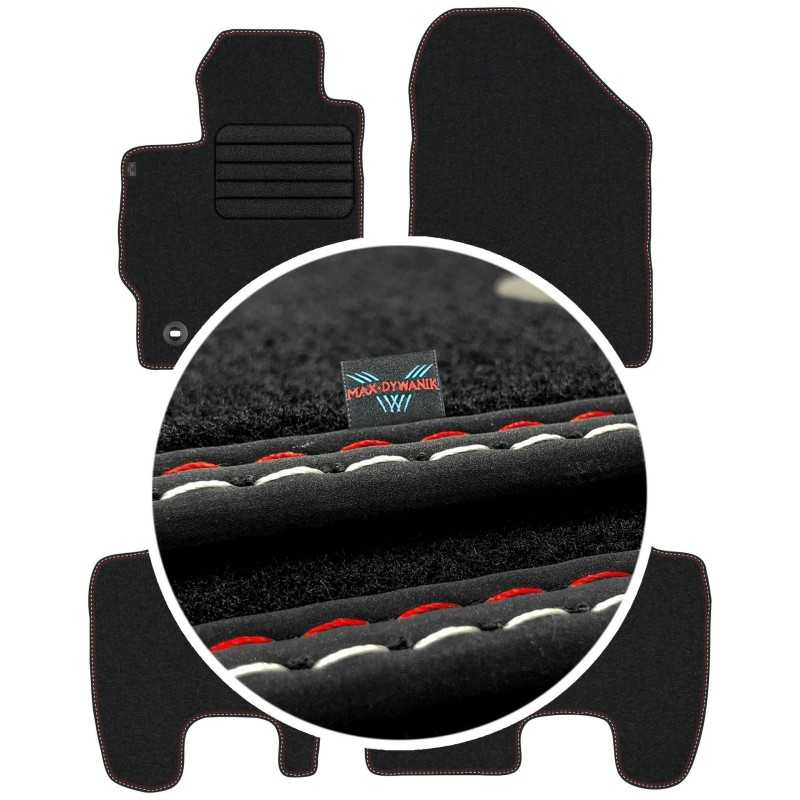 Toyota Yaris II 2005-2011 Veliūriniai kilimėliai MAX-DYWANIK