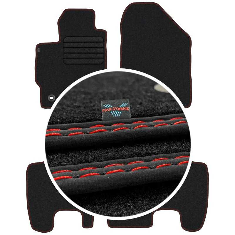 Toyota Yaris II 2005-2011 Veliūriniai kilimėliai MAX-DYWANIK