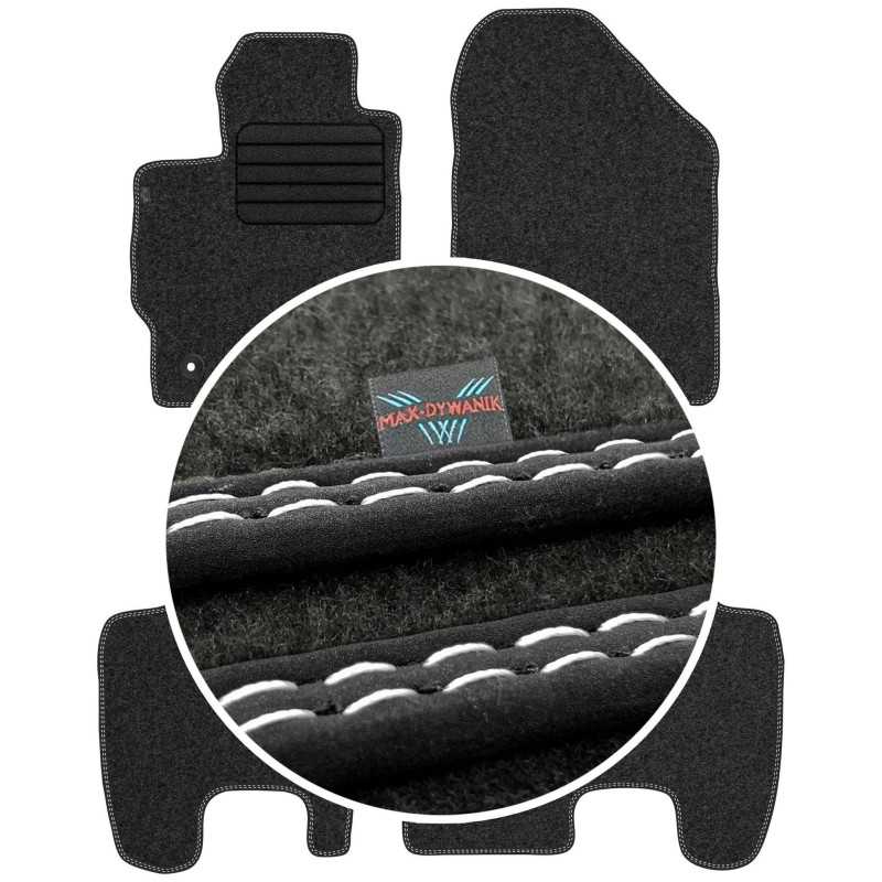 Toyota Yaris II 2005-2011 Veliūriniai kilimėliai MAX-DYWANIK
