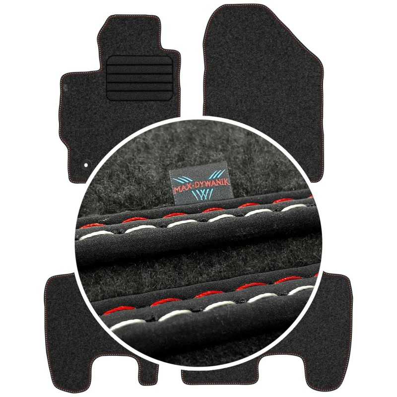 Toyota Yaris II 2005-2011 Veliūriniai kilimėliai MAX-DYWANIK