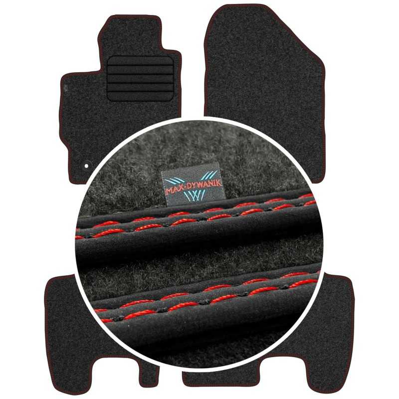 Toyota Yaris II 2005-2011 Veliūriniai kilimėliai MAX-DYWANIK