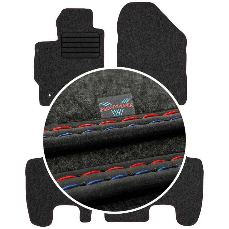 Toyota Yaris II 2005-2011 Veliūriniai kilimėliai MAX-DYWANIK