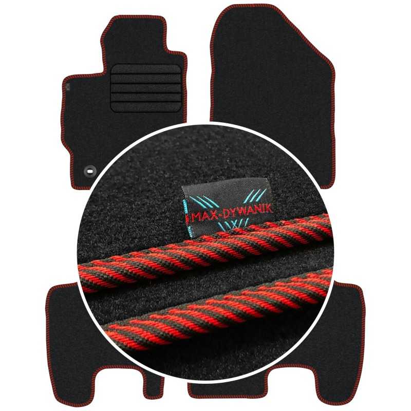 Toyota Yaris II 2005-2011 Veliūriniai kilimėliai MAX-DYWANIK