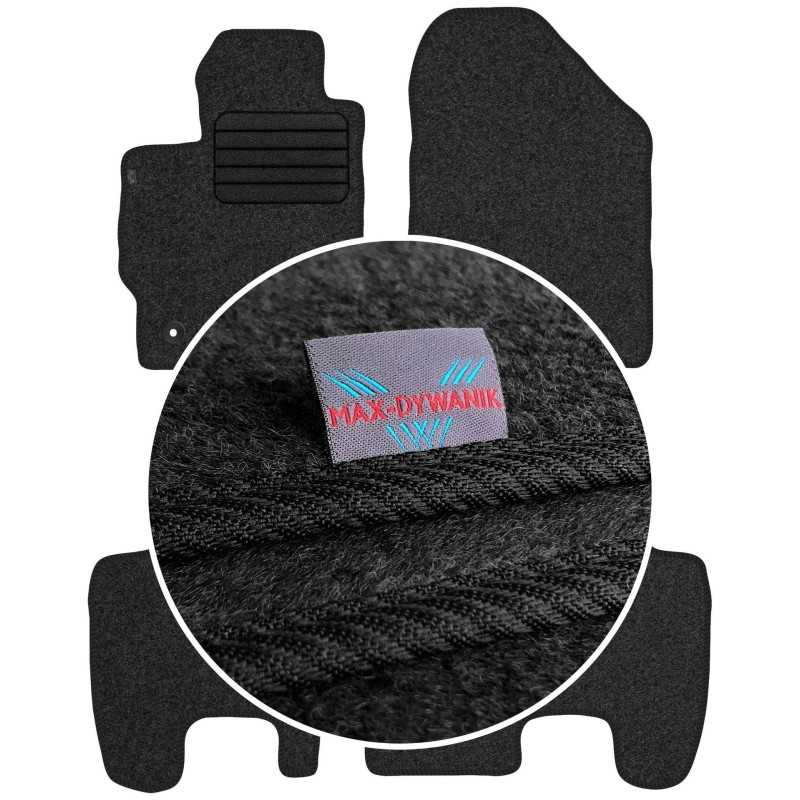 Toyota Yaris II 2005-2011 Veliūriniai kilimėliai MAX-DYWANIK