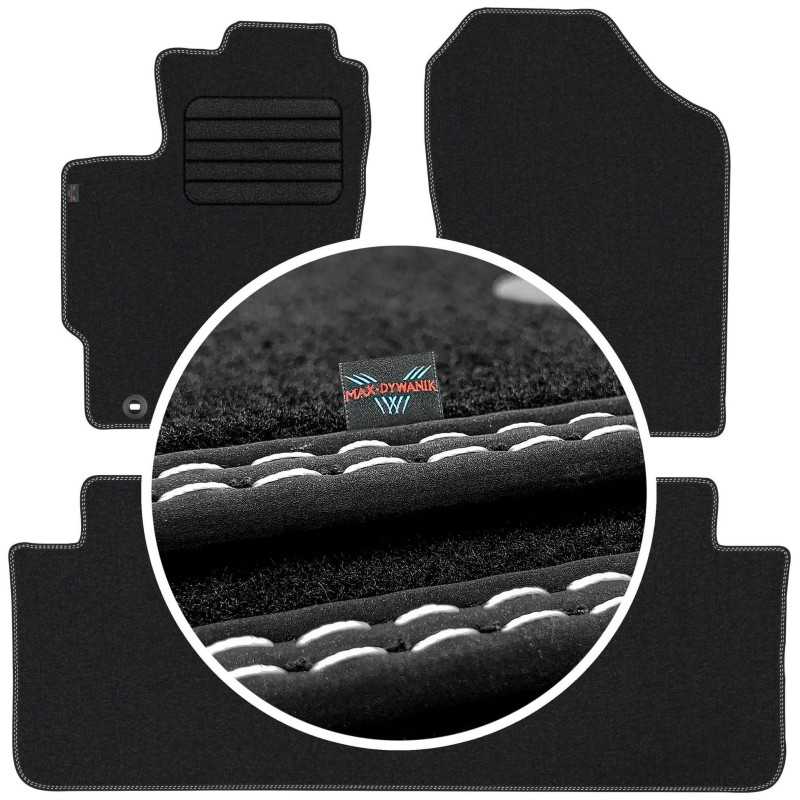 Toyota Yaris III 2011-2019 Veliūriniai kilimėliai MAX-DYWANIK