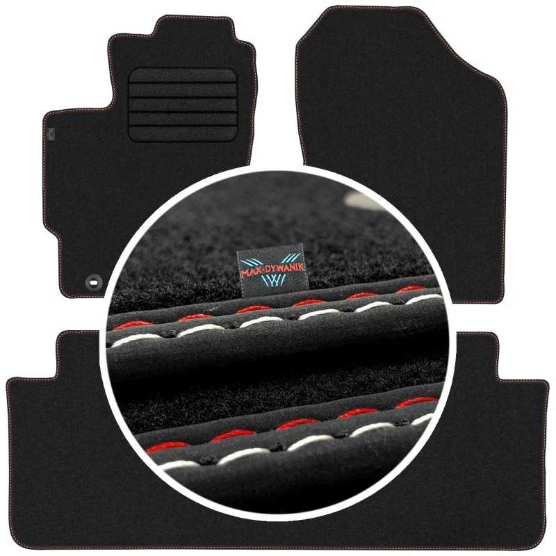 Toyota Yaris III 2011-2019 Veliūriniai kilimėliai MAX-DYWANIK