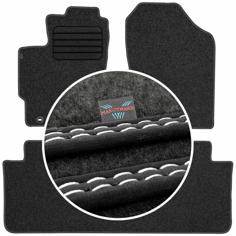 Toyota Yaris III 2011-2019 Veliūriniai kilimėliai MAX-DYWANIK