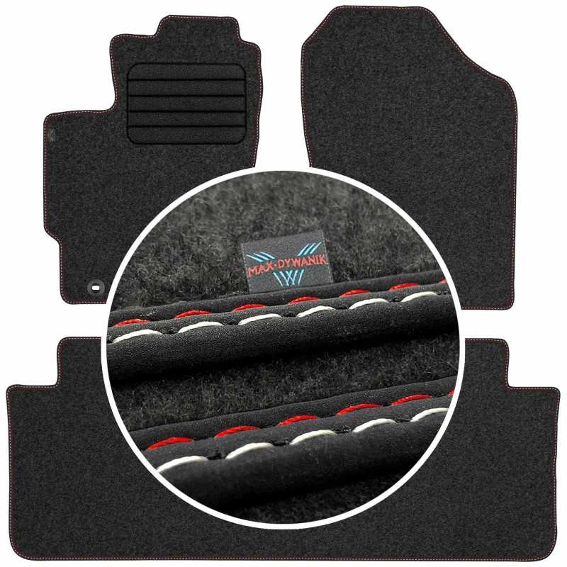 Toyota Yaris III 2011-2019 Veliūriniai kilimėliai MAX-DYWANIK