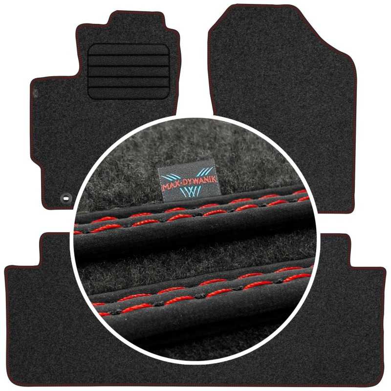 Toyota Yaris III 2011-2019 Veliūriniai kilimėliai MAX-DYWANIK
