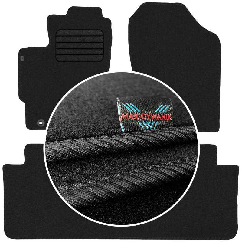 Toyota Yaris III 2011-2019 Veliūriniai kilimėliai MAX-DYWANIK