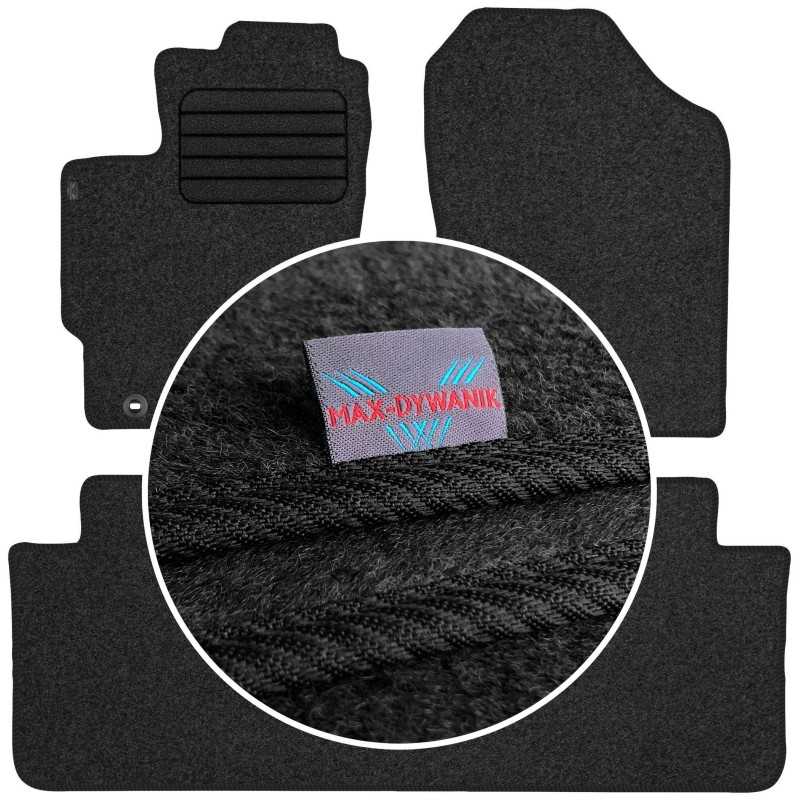 Toyota Yaris III 2011-2019 Veliūriniai kilimėliai MAX-DYWANIK