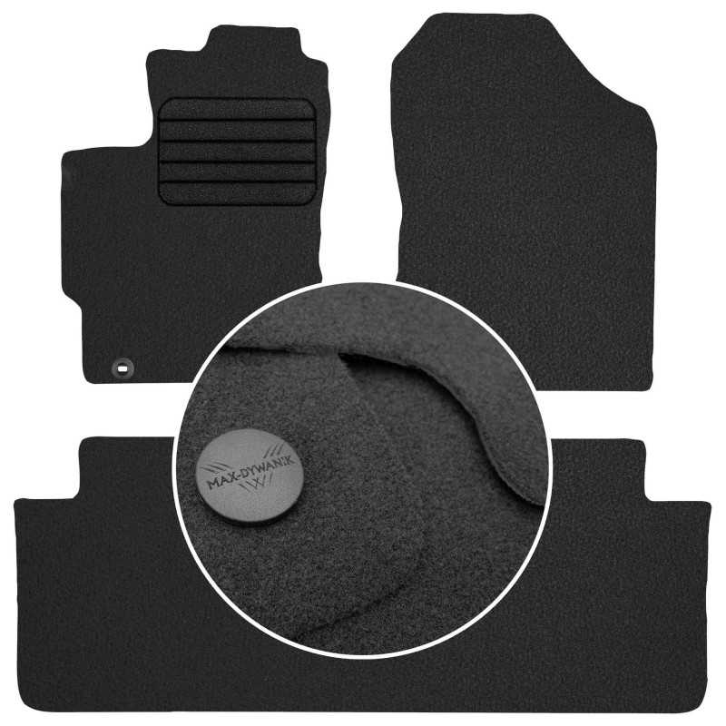 Toyota Yaris III 2011-2019 Veliūriniai kilimėliai MAX-DYWANIK