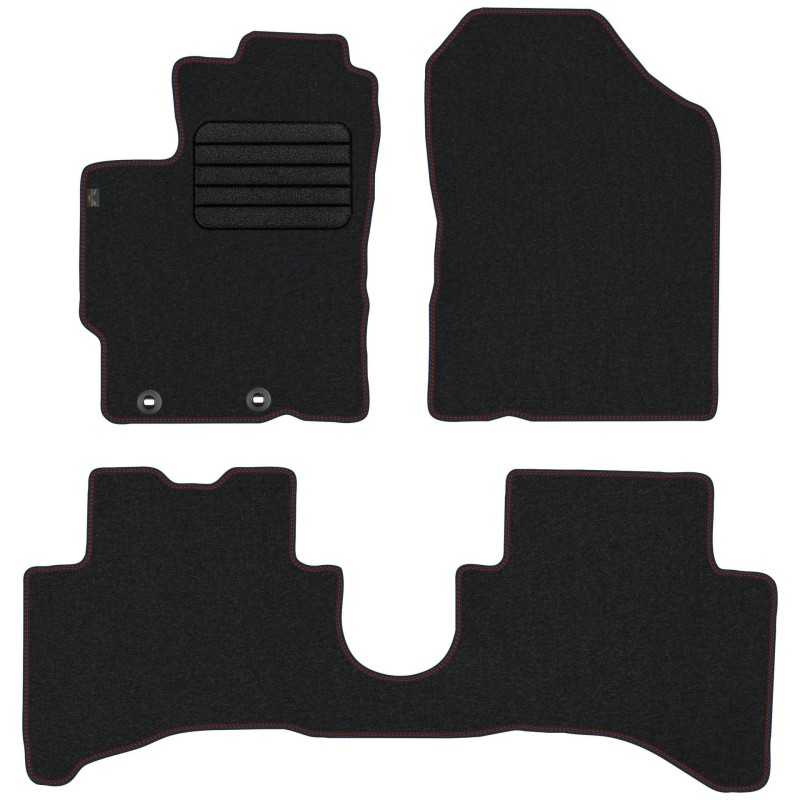 Toyota Yaris III Hybrid 2011-2019 Veliūriniai kilimėliai MAX-DYWANIK