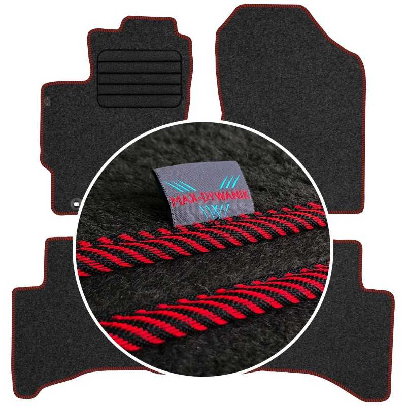 Toyota Yaris III Hybrid 2011-2019 Veliūriniai kilimėliai MAX-DYWANIK