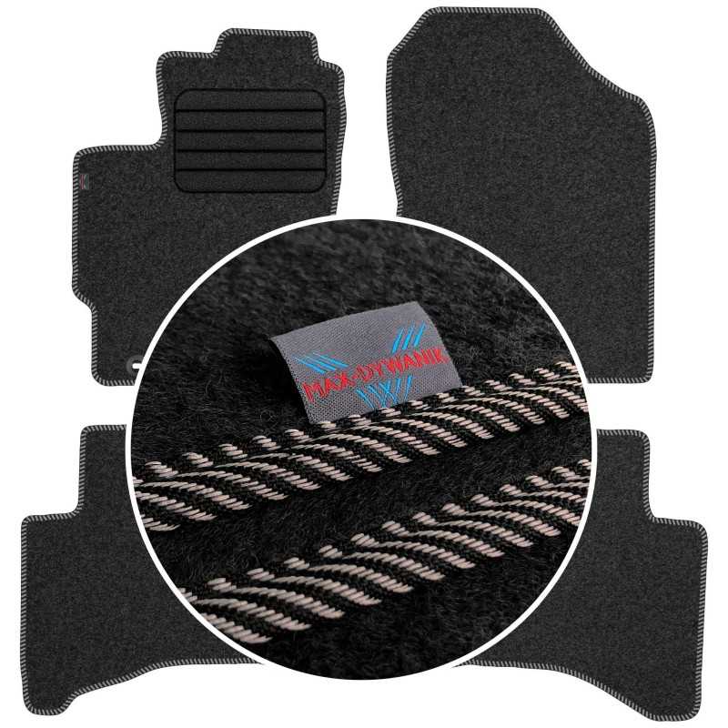 Toyota Yaris III Hybrid 2011-2019 Veliūriniai kilimėliai MAX-DYWANIK