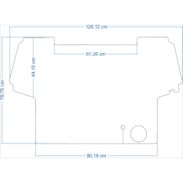 Ūkininko 5882 / F-8258 / F-8244 / F2-8248 traktoriaus kilimėliai 48301