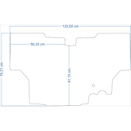 Ursus 1634 1998- Traktoriaus kilimėliai 48395
