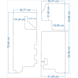 Ursus C360 3p traktoriaus kilimėliai 48426