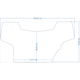 Valtra A serijos A105 A115 A125 A135 / Valtra G serijos G105 G115 G125 G135 traktorių kilimėliai 48080