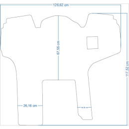 Valtra N serijos N85 / Valtra T serijos T203 traktorių kilimėliai 48222