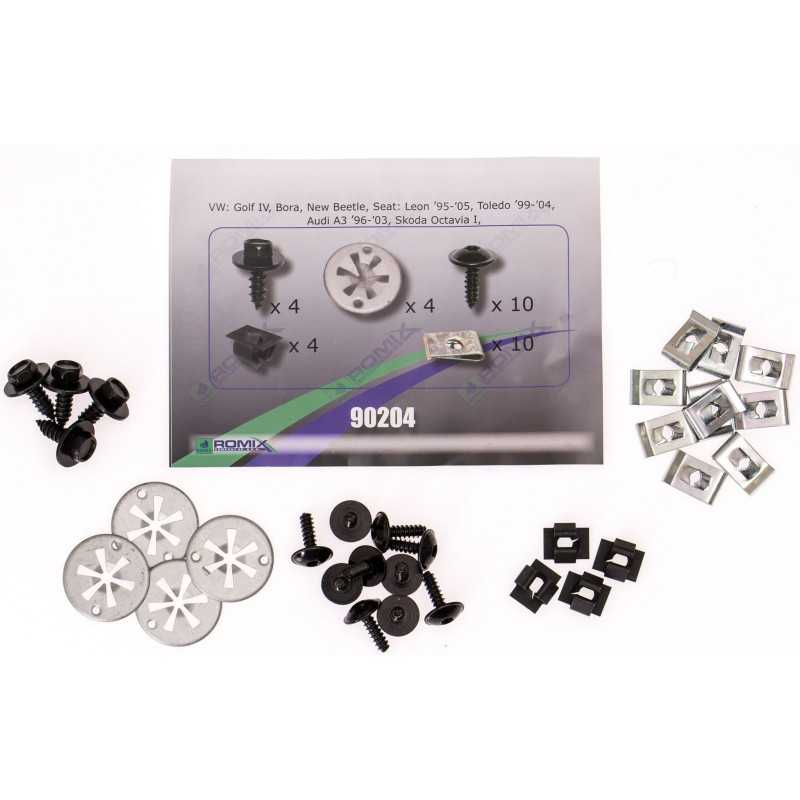 Volkswagen Bora 1998-2005 Variklio dangtelio laikikliai ROMIX 90204