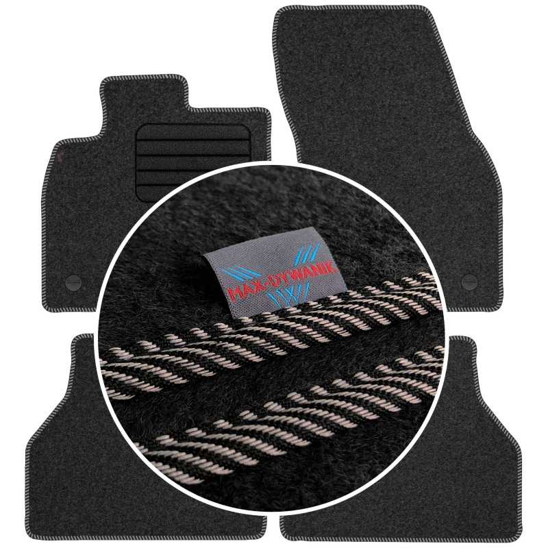 Volkswagen Caddy IV 2020- MAX-DYWANIK veliūriniai kilimėliai