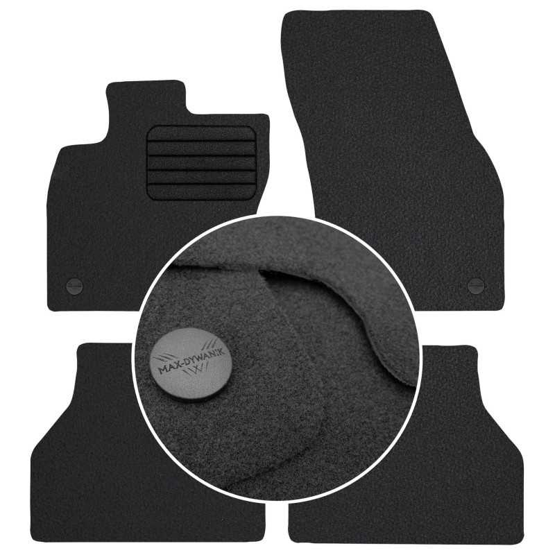 Volkswagen Caddy IV 5os 2020- Veliūriniai kilimėliai MAX-DYWANIK