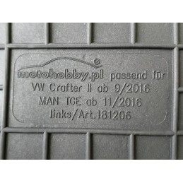 Volkswagen Crafter II 2016- Guminiai kilimėliai MOTOHOBBY 181206