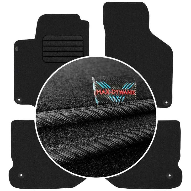 Volkswagen Golf IV 1997-2003 Veliūriniai kilimėliai MAX-DYWANIK