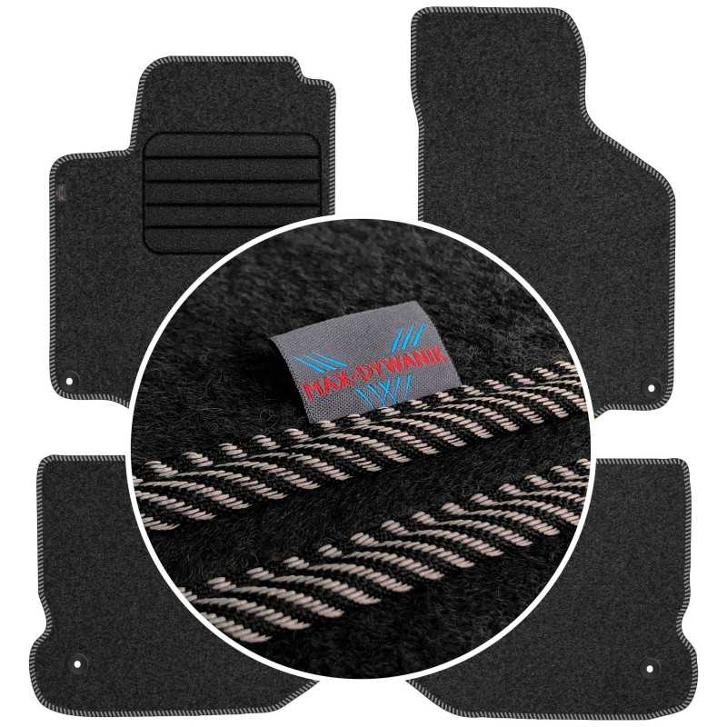 Volkswagen Golf IV 1997-2003 Veliūriniai kilimėliai MAX-DYWANIK