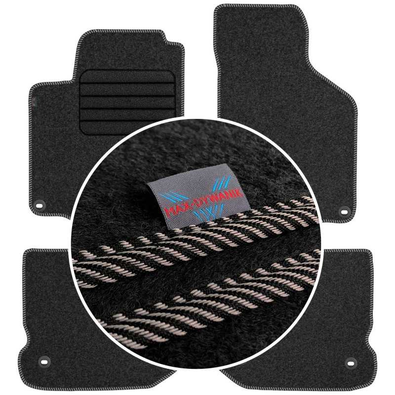 Volkswagen Golf IV 1997-2003 Veliūriniai kilimėliai MAX-DYWANIK