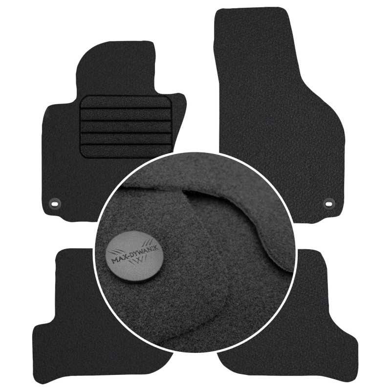 Volkswagen Golf V 2003-2009 Veliūriniai kilimėliai MAX-DYWANIK