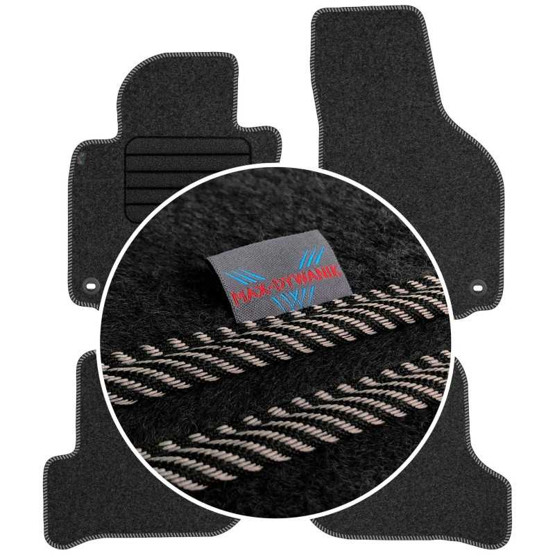 Volkswagen Golf V 2003-2009 Veliūriniai kilimėliai MAX-DYWANIK