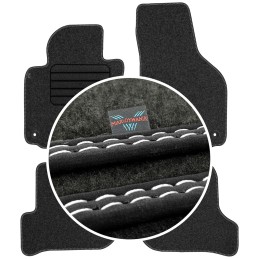 Volkswagen Golf VI 2008-2013 Veliūriniai kilimėliai MAX-DYWANIK