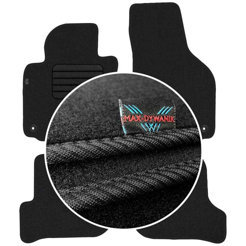 Volkswagen Golf VI 2008-2013 Veliūriniai kilimėliai MAX-DYWANIK