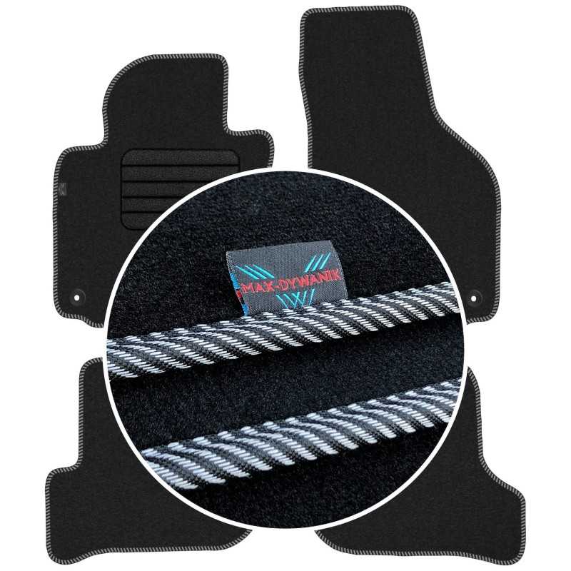 Volkswagen Golf VI 2008-2013 Veliūriniai kilimėliai MAX-DYWANIK