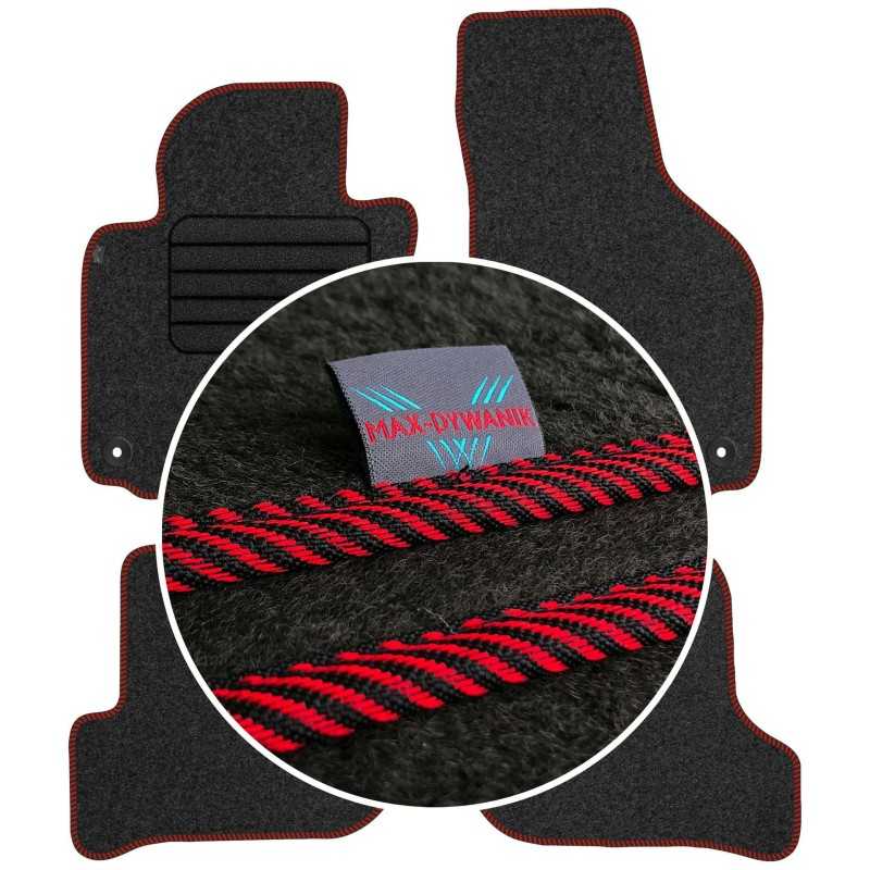 Volkswagen Golf VI 2008-2013 Veliūriniai kilimėliai MAX-DYWANIK