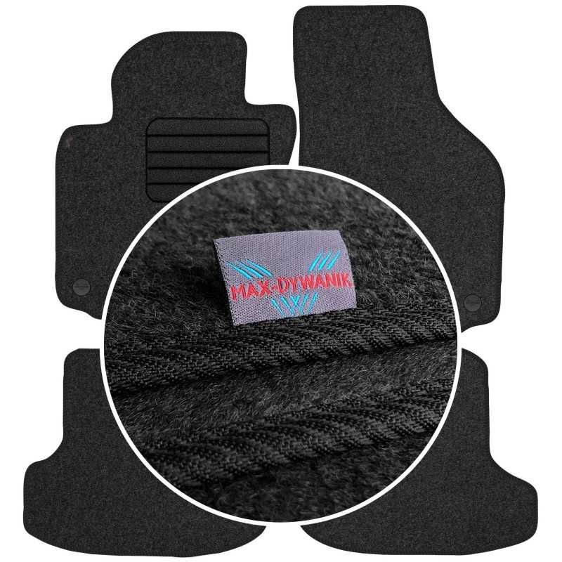 Volkswagen Golf VI Cabrio 2010-2016 Veliūriniai kilimėliai MAX-DYWANIK