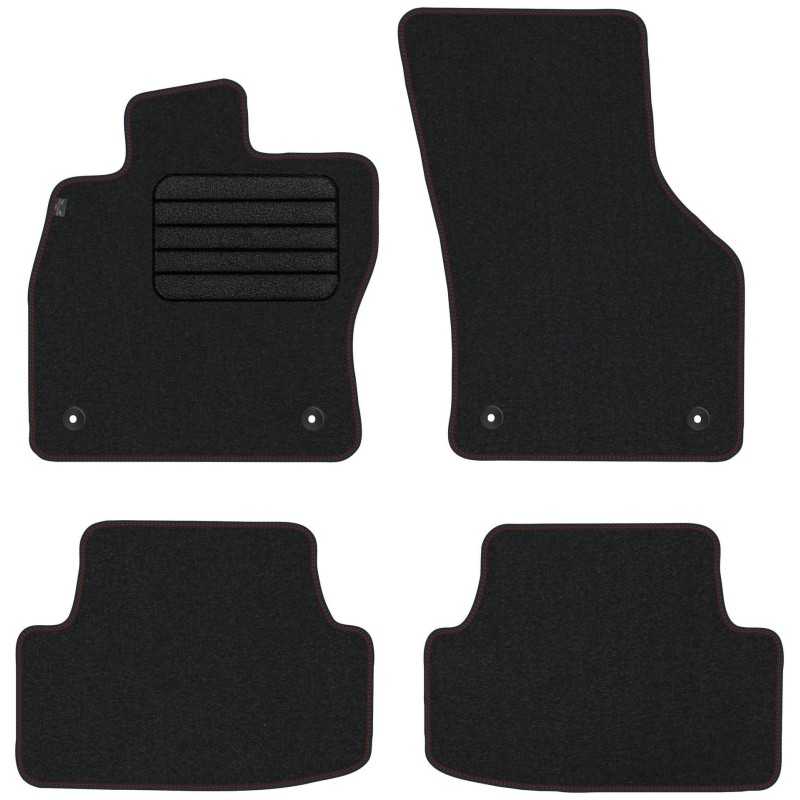 Volkswagen Golf VII 2012-2020 Veliūriniai kilimėliai MAX-DYWANIK