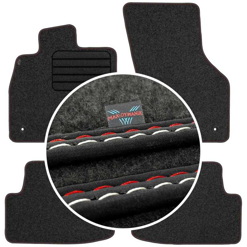 Volkswagen Golf VII 2012-2020 Veliūriniai kilimėliai MAX-DYWANIK
