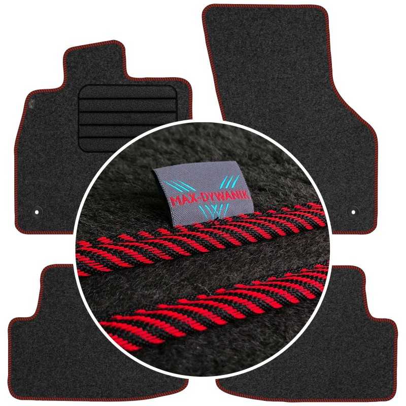 Volkswagen Golf VII GTI 2012-2020 Veliūriniai kilimėliai MAX-DYWANIK