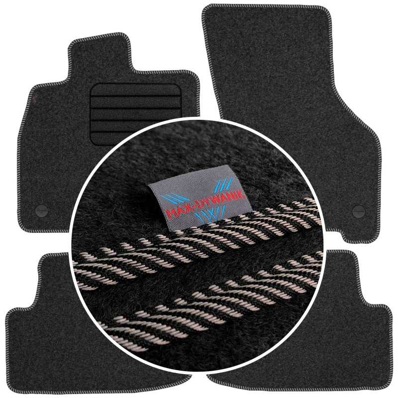 Volkswagen Golf VIII hečbekas mHEV / eTSI 2021- MAX-DYWANIK veliūriniai kilimėliai