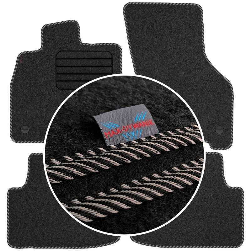 Volkswagen Golf VIII Kombi mHEV / eTSI 2021- MAX-DYWANIK veliūriniai kilimėliai