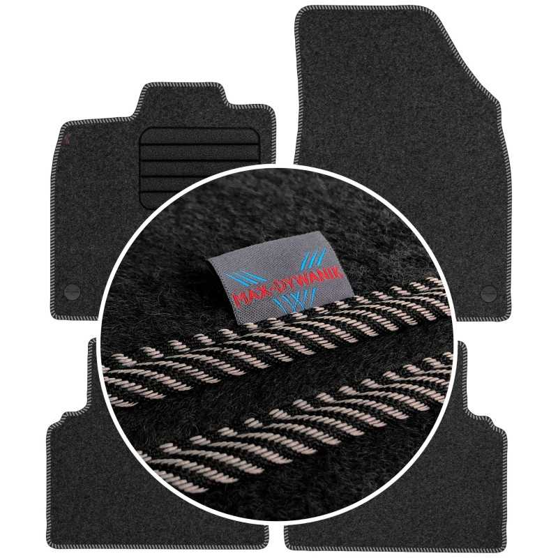 Volkswagen ID.3 2020- MAX-DYWANIK veliūriniai kilimėliai