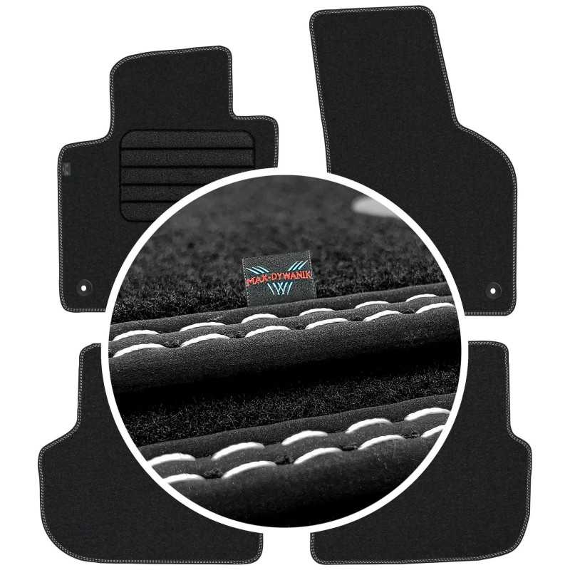 Volkswagen Jetta VI 2011-2018 Veliūriniai kilimėliai MAX-DYWANIK