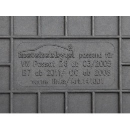 Volkswagen Passat B6 2005-2010 Guminiai kilimėliai MOTOHOBBY FRONT 141001/2